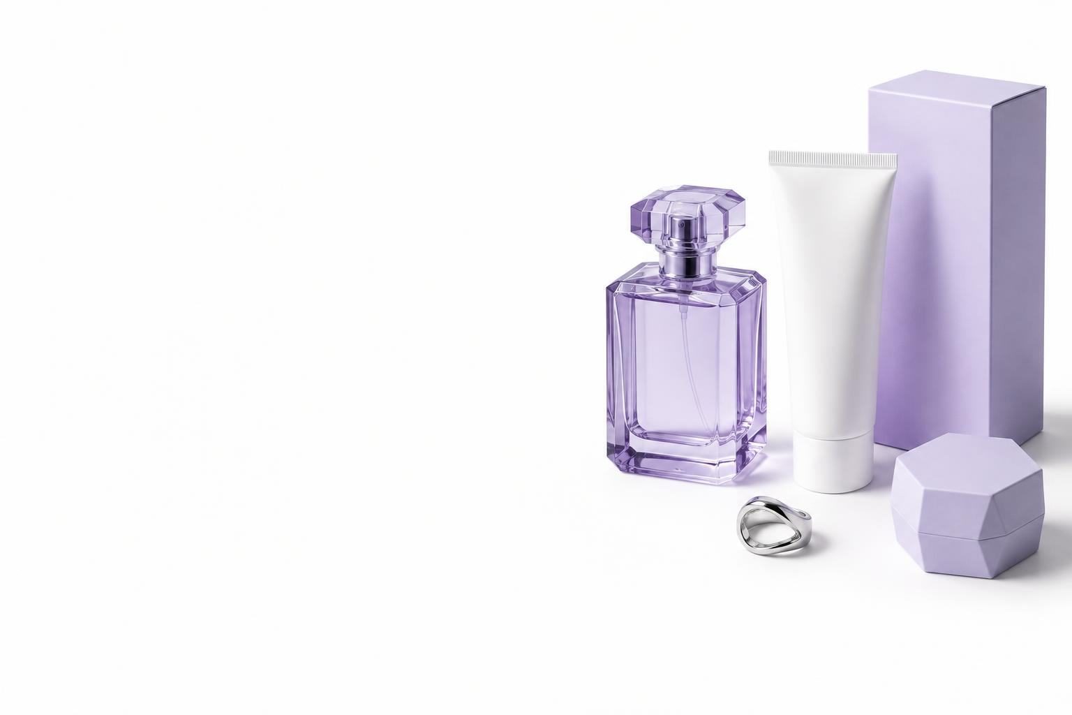 Fotografía de productos de cosmética y accesorios para una tienda online